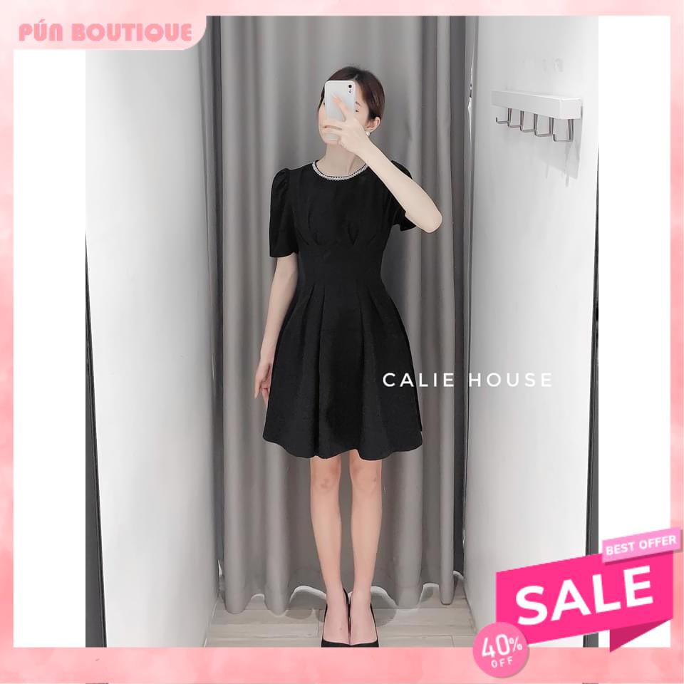 [SIÊU PHẨM] VÁY TIỂU THƯ CỔ VIỀN LI EO ROSY DRESS - ĐẦM CÔNG SỞ THIẾT KẾ SANG CHẢNH ML