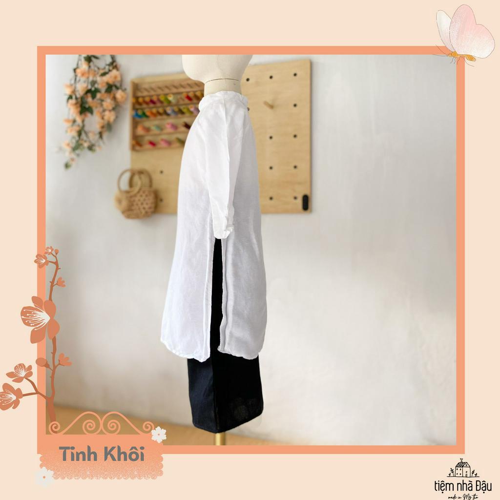 [Tiệm nhà Đậu] Tinh Khôi - Áo dài bé gái thiết kế không kèm mấn