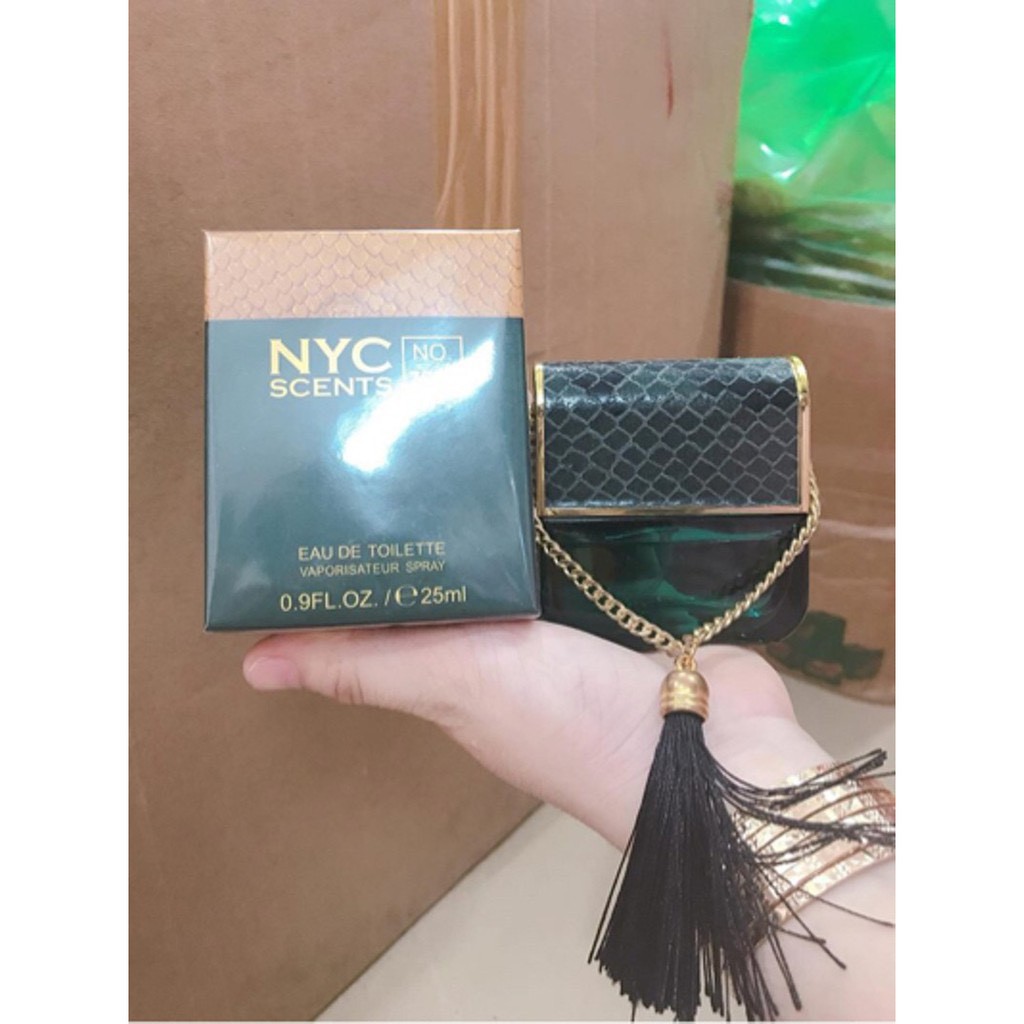 ( LOẠI TỐT 25ML ) nước hoa túi xách NỮ NYC SCENTS NO7527, NƯỚC HOA MARC JACOBS HÌNH TÚI XÁCH SANG TRỌNG, NƯỚC HOA MINI