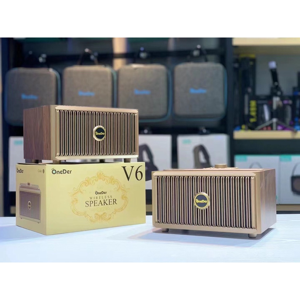 Loa Bluetooth Không Dây OneDer V6 - Công Suất 20W - Âm Thanh Siêu Trầm- Linkeetech