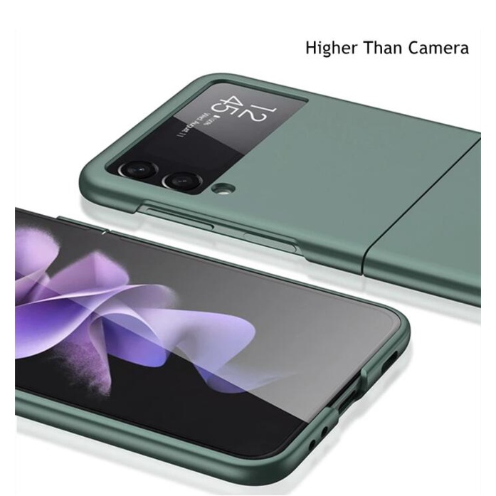 Ốp điện thoại HOCE PC mềm màu trơn cho Samsung Galaxy Z Flip 3 Z Flip 4 5G ZFlip5 ZFlip4