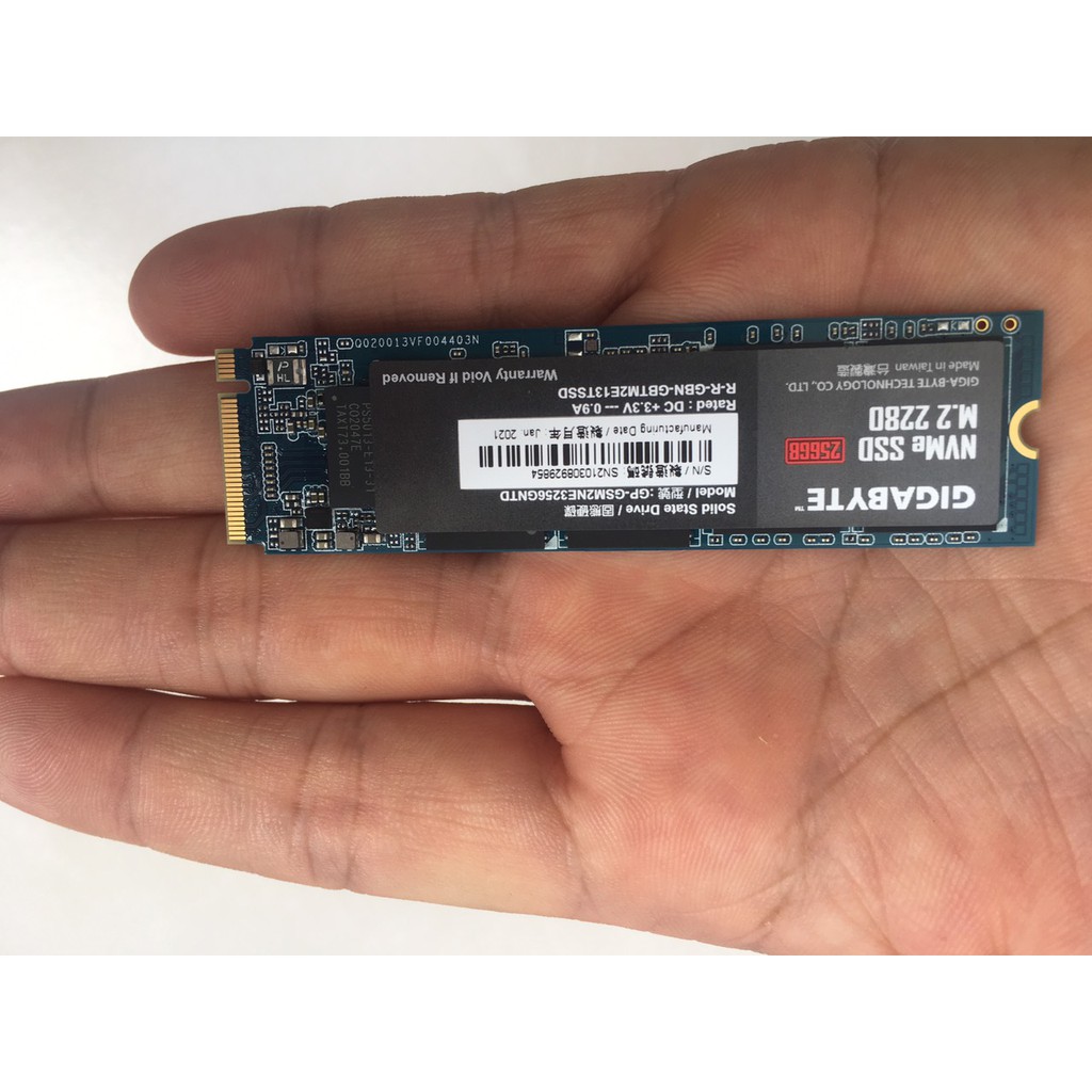 SSD 256gb Gigabyte M2 2280 NVMe PCIe 1700/1550MB/s - Viễn Sơn phân phối