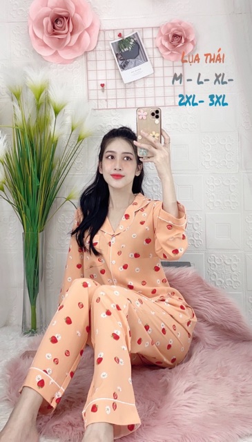 🌵 ĐỒ BỘ PIJAMA (FULLSIZE M-3XL) MẶC NHÀ, SAU SINH PIJAMA LỤA THÁI SIÊU MỀM GIÁ SIÊU SỐC 🌵 | BigBuy360 - bigbuy360.vn