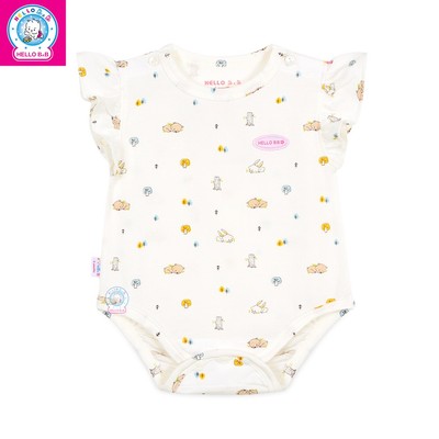 Bộ liền thân cài vai bé gái 1432