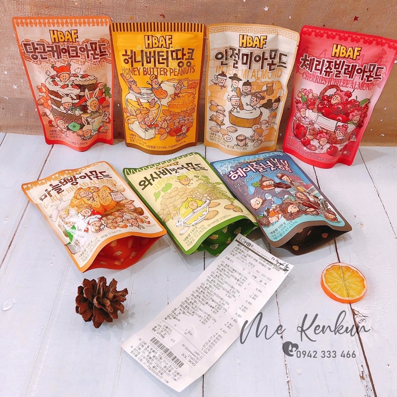hạt hạnh nhân tẩm gia vị Tom Farm 120g
