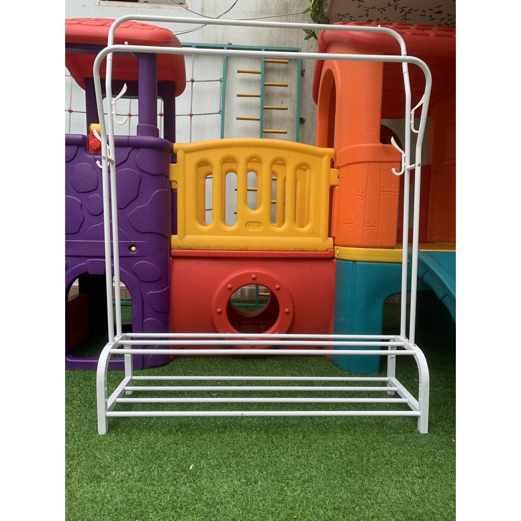 Kệ Treo Quần Áo, Giá Treo Quần Áo Làm Tủ Quần Áo Trống Khung Thép Phong Cách Hàn Quốc Nhập Khẩu