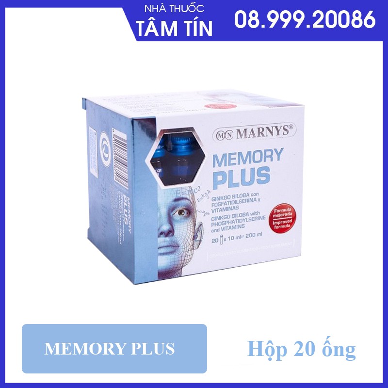 [CHÍNH HÃNG ] Memory Plus - Tăng cường trí nhớ, cải thiện chứng mau quên