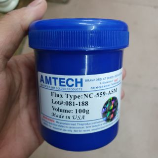 Mỡ hàn amtech 100 gam tốt của usa - điện tử duy anh