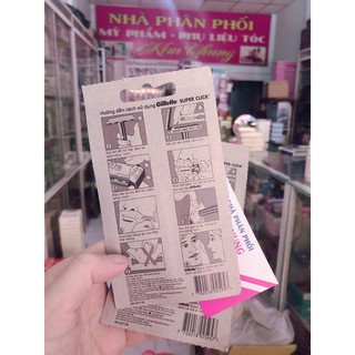 Dao Cạo Râu Gillet Supper Thin (Tặng Kèm Lưỡi Dao)