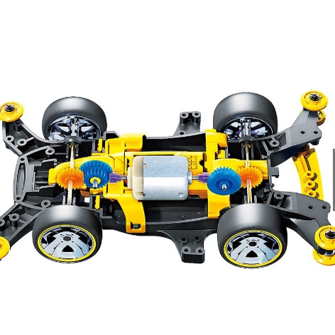 Mô hình xe đua lắp ráp chạy bằng pin Mini 4WD RISE-EMPEROR BLACK SPECIAL (MA CHASSIS) [] 95574 TAMIYA