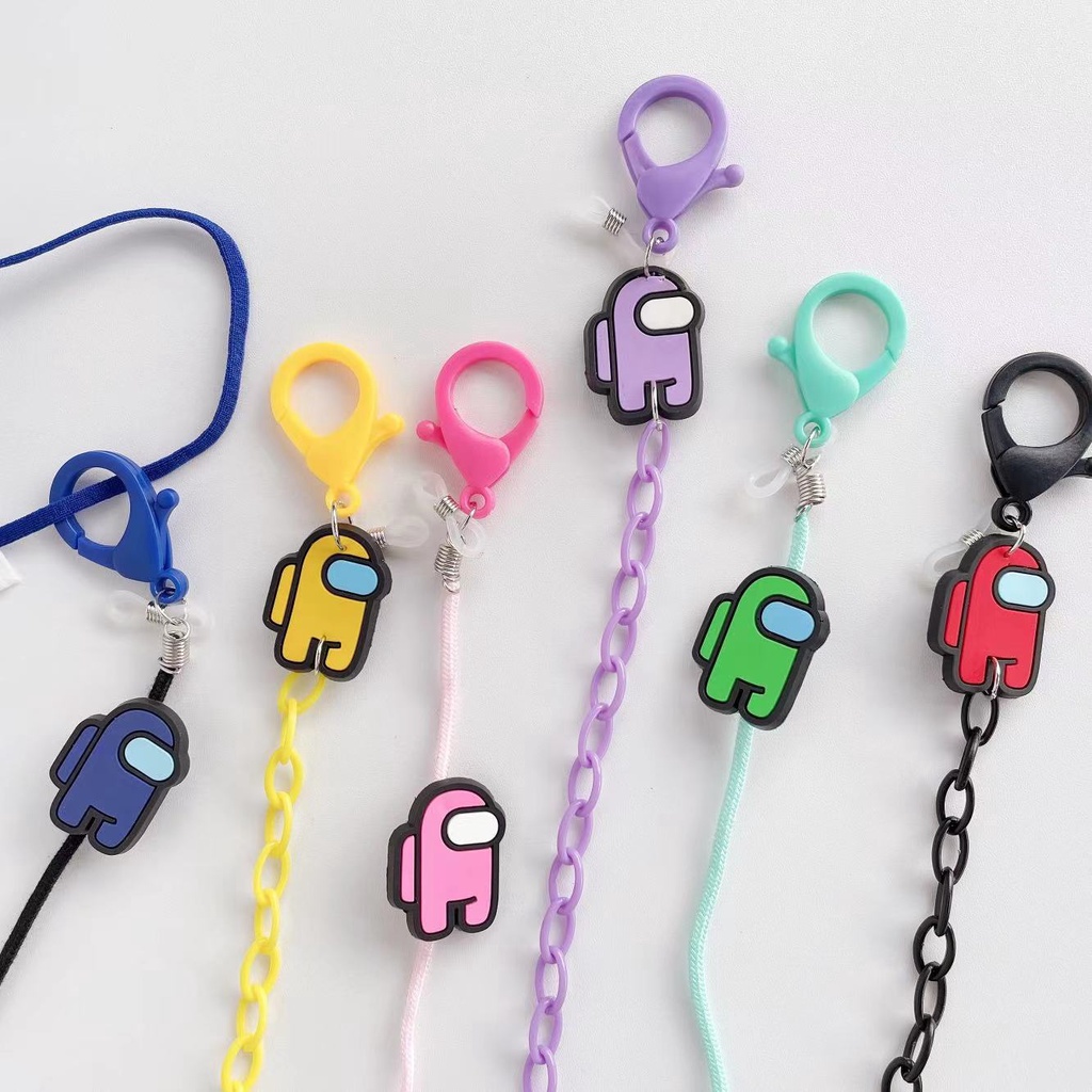 Dây Đeo Mắt Kính Bằng Acrylic Hình Phi Hành Gia Hoạt Hình Phong Cách Hàn Quốc Đơn Giản Mới