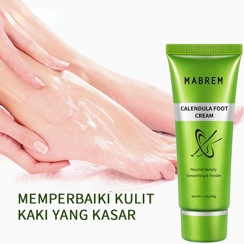 Kem Dưỡng Da Chân MABREM Chiết Xuất Ô Liu Tẩy Tế Bào Chết Chống Khô Nứt Nẻ 40g