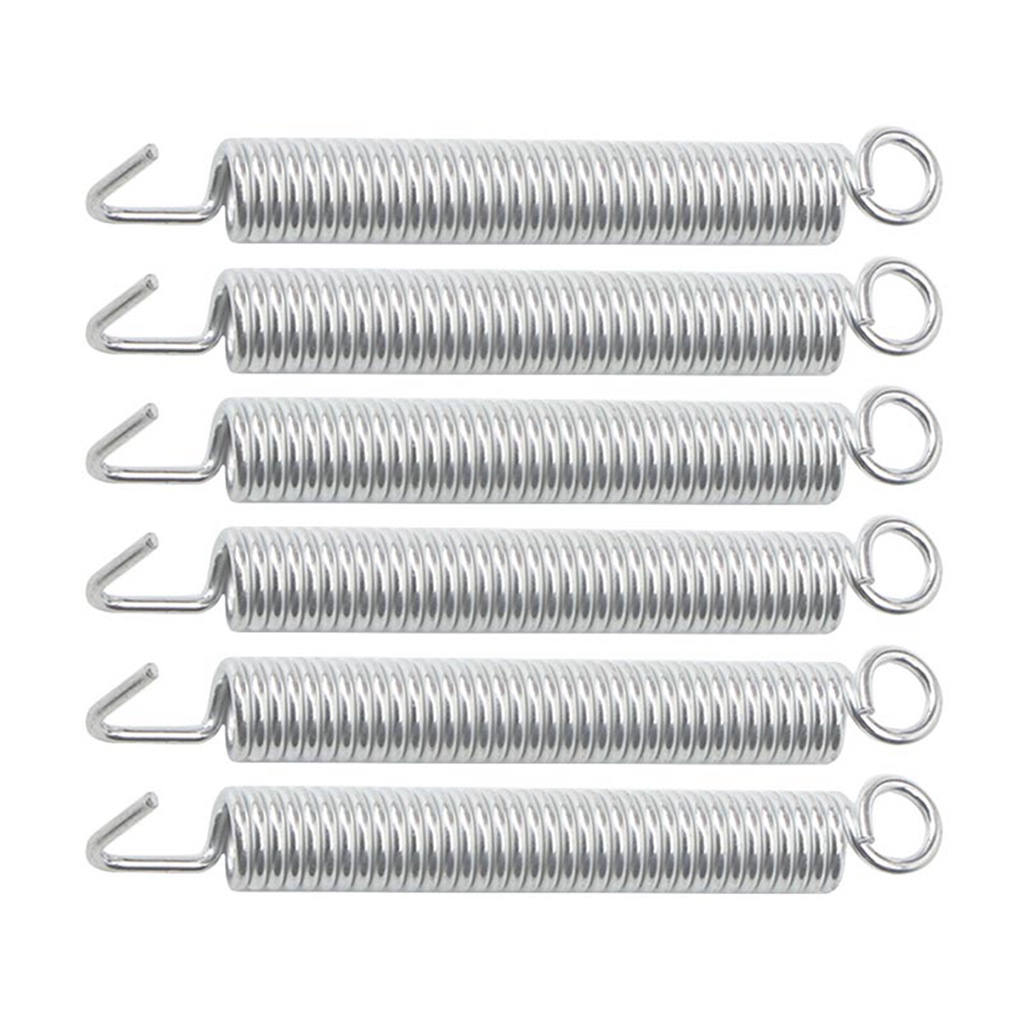[GLOBAL] 6pcs Stainless Steel Guitar Tremolo Spring Vintage Tremolo Bridge Spring for Fenders Stratocaster ST