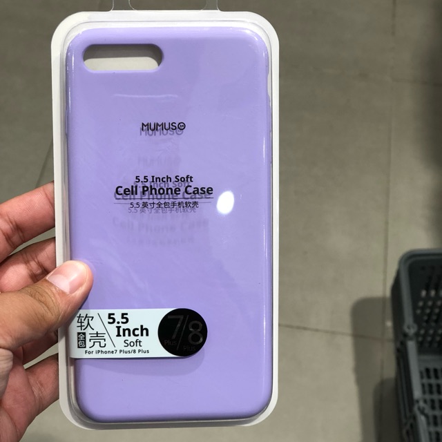 Ốp iPhone 7Plus/8plus nhựa dẽo, mà