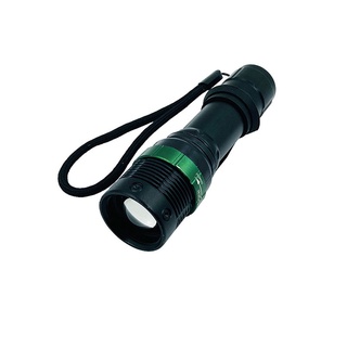 Đèn Pin Mạnh Đèn Pin LED Cơ Xoay Tập Trung Zoom Đèn Pin Nhỏ Sạc Làm Mờ Cắm Trại Đi Đêm Lỗ C