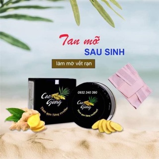 Combo cao gừng và đai cuốn