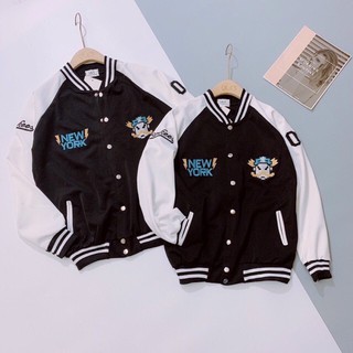 <FREE SHIP>ÁO KHOÁC DÙ BOMBER NEW YORK (NT96)