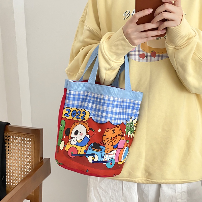 Túi Đựng Hộp Cơm Trưa Cỡ Lớn Thiết Kế Xinh Xắn Tiện Dụng