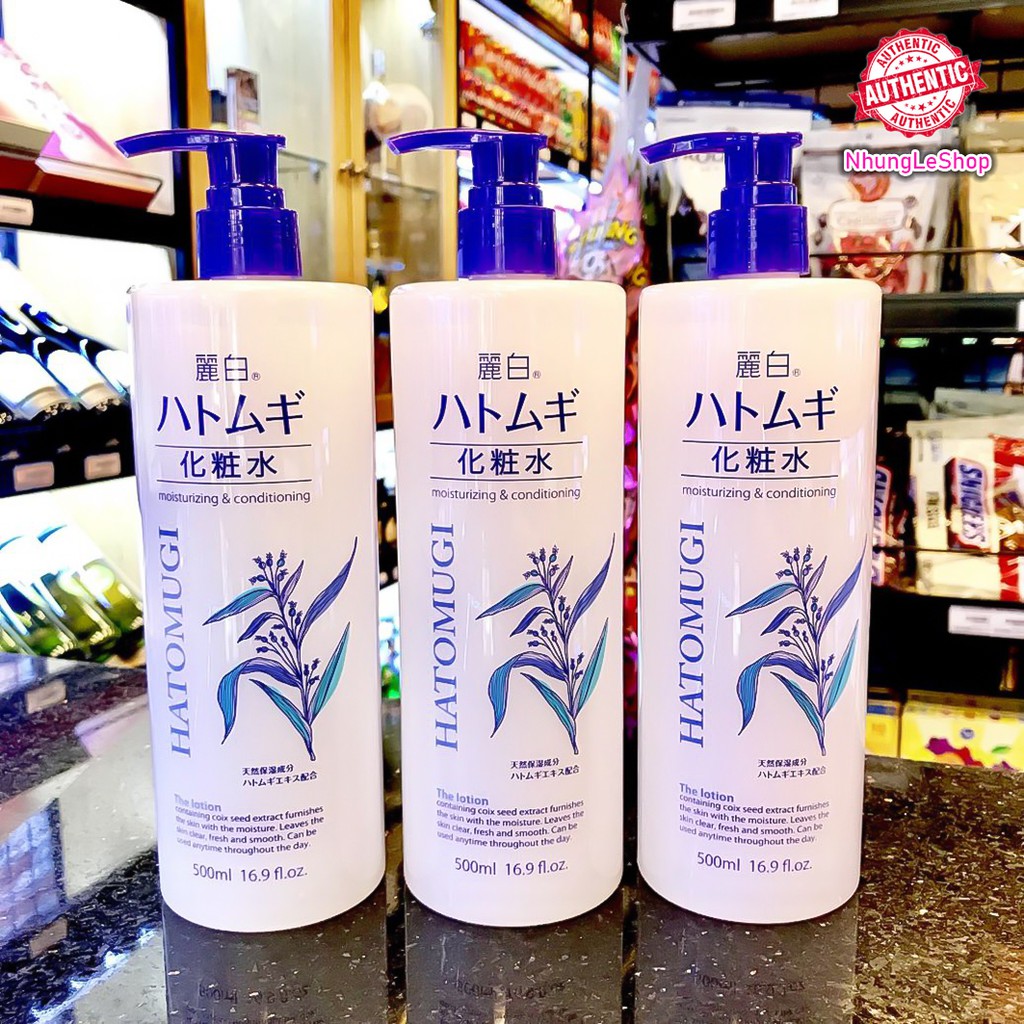 Toner Lotion Naturie Hatomugi Nước Cân Bằng Da Nhật Bản 500ml