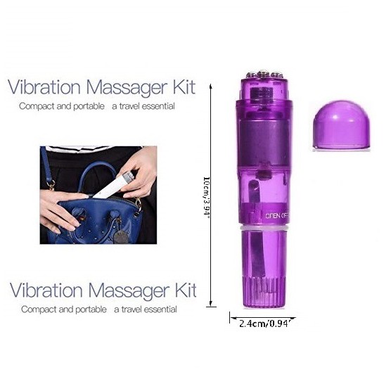 Combo 02 Gậy Massage rung cực tê mini 2 đầu (Tặng Kèm 1 SP Ngẫu Nhiên) - Video thật