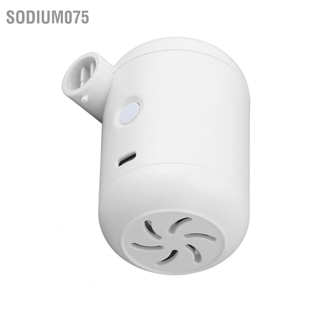 Sodium075 Bơm tí hon hơi nhanh không khí điện mini di động với 4 vòi phun cho túi lưu trữ Thuyền cao su Vòng bơi