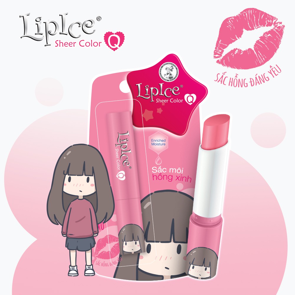 Son dưỡng LipIce Sheer Color Q Bestie 2.4g