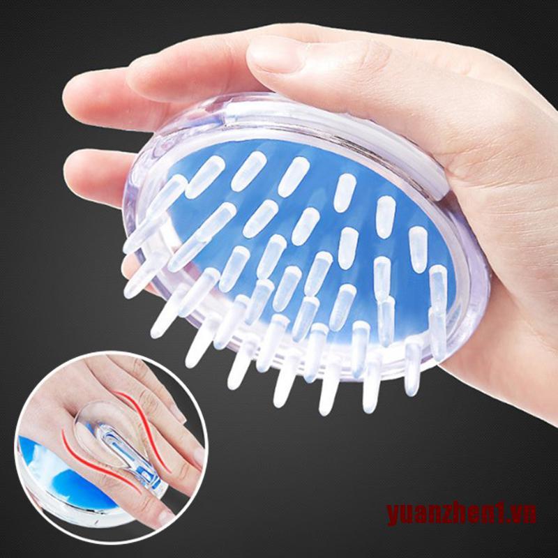 1 Lược Gội Đầu Mát Xa Da Đầu Bằng Silicone