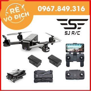 [GIÁ HỦY DIỆT] [ Combo 2 Pin] Máy bay Flycam SJRC Z5 Camera xoay 90 độ, FHD 1080p cánh gập nhỏ gọn,tự giữ vị trí