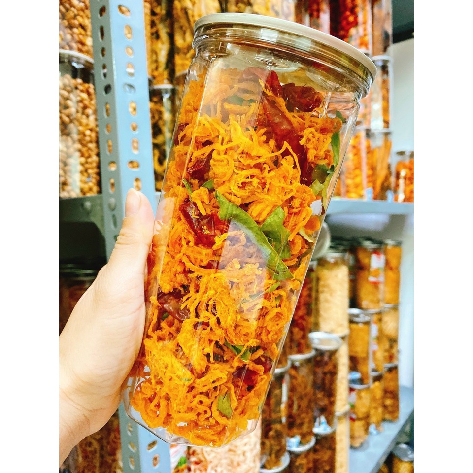 Khô gà lá chanh hũ 300gr