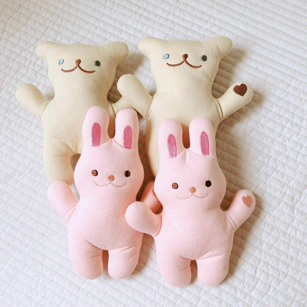 Thỏ/Gấu Organic Style Hàn Dễ Thương An Toàn Cho Bé