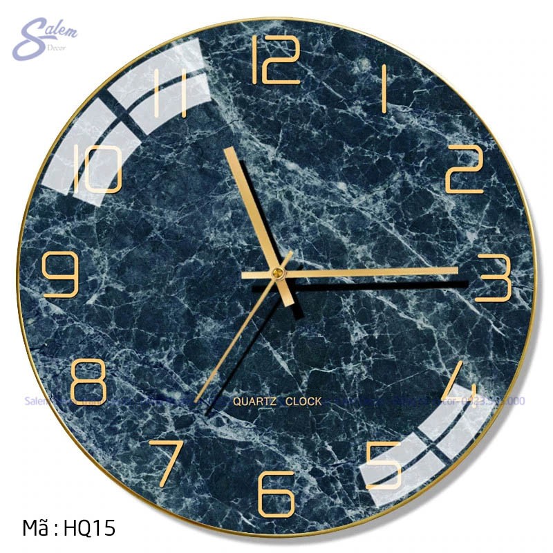 Đồng Hồ Tròn Tráng Gương 5D Cao Cấp, Đồng Hồ Treo Tường Kim Trôi Trang Trí Decor Nhà Hiện Đại - GIÁ SỈ TẠI XƯỞNG