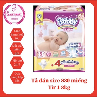 [Tặng quà]Tã Dán Bobby Sơ Sinh Siêu Thấm XS42/XS72/S56/S80