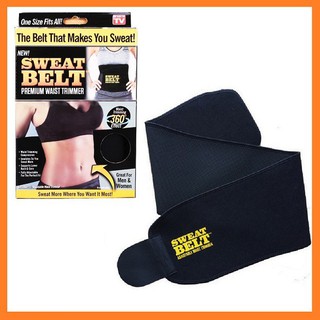 [FREESHIP] Đai nịt bụng giảm mỡ Sweat Belt (Đen)