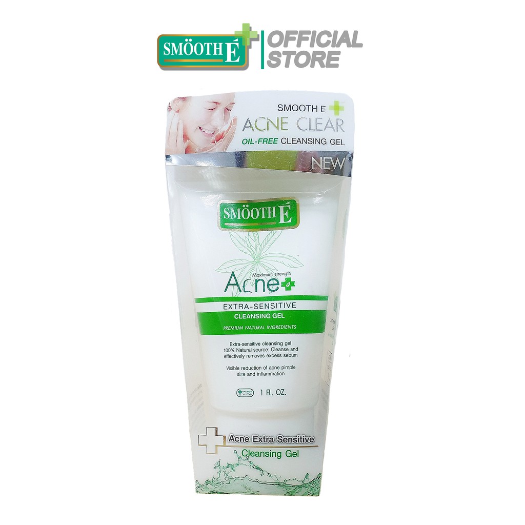 Smooth E VN - Sữa rửa mặt ngăn ngừa mụn Acne Sensitive Cleansing Gel