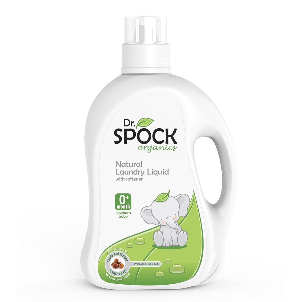 Nước giặt quần áo Organic cho trẻ sơ sinh Dr Spock 2000ml