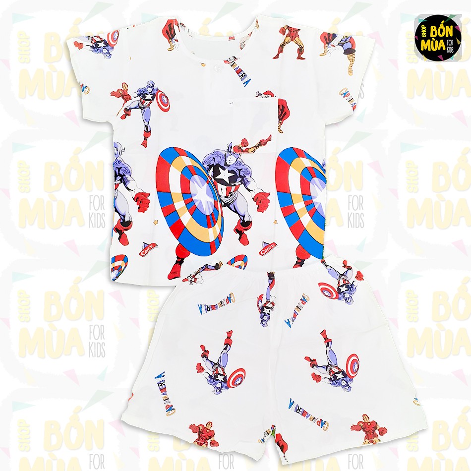 Bộ Lanh Cho Bé Trai 18-27kg 🥗🥗 Bộ Tôn Lanh Bé Trai  Loại 1 - Shop Bốn Mùa