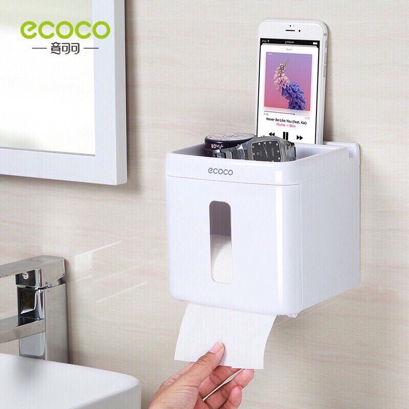 Hộp đựng giấy vệ sinh dán tường Ecoco - Ecoco 1612