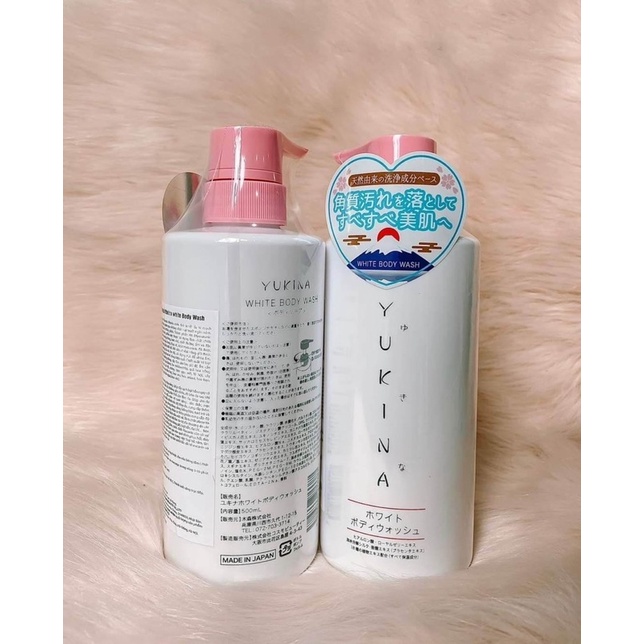 [Hàng_Nhật] Sữa tắm trắng da Yukina White Body Wash 500ml [Hàng_Auth]