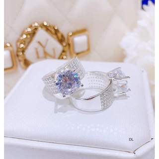 NHẪN NỮ 5 HÀNG ĐÁ SIÊU SANH CHẢNH