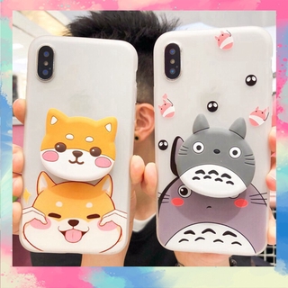 Ốp Lưng Iphone Silicon dẻo bảo vệ máy tốt  Hình Thú 2 - Kèm Phụ Kiện - S062