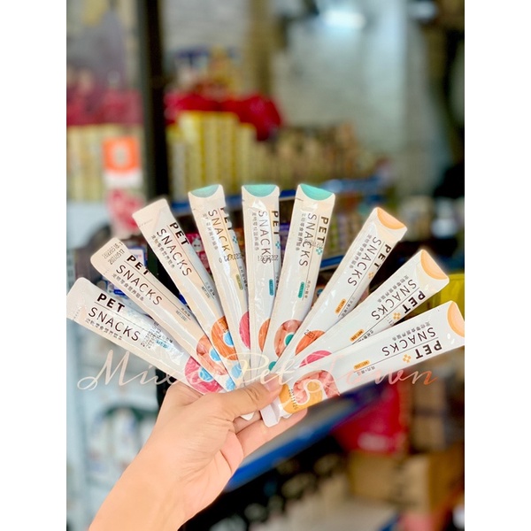 Combo Súp Thưởng Pet Snacks Dành Cho Mèo - Mix ngẫu nhiên - Mixo Pet Town