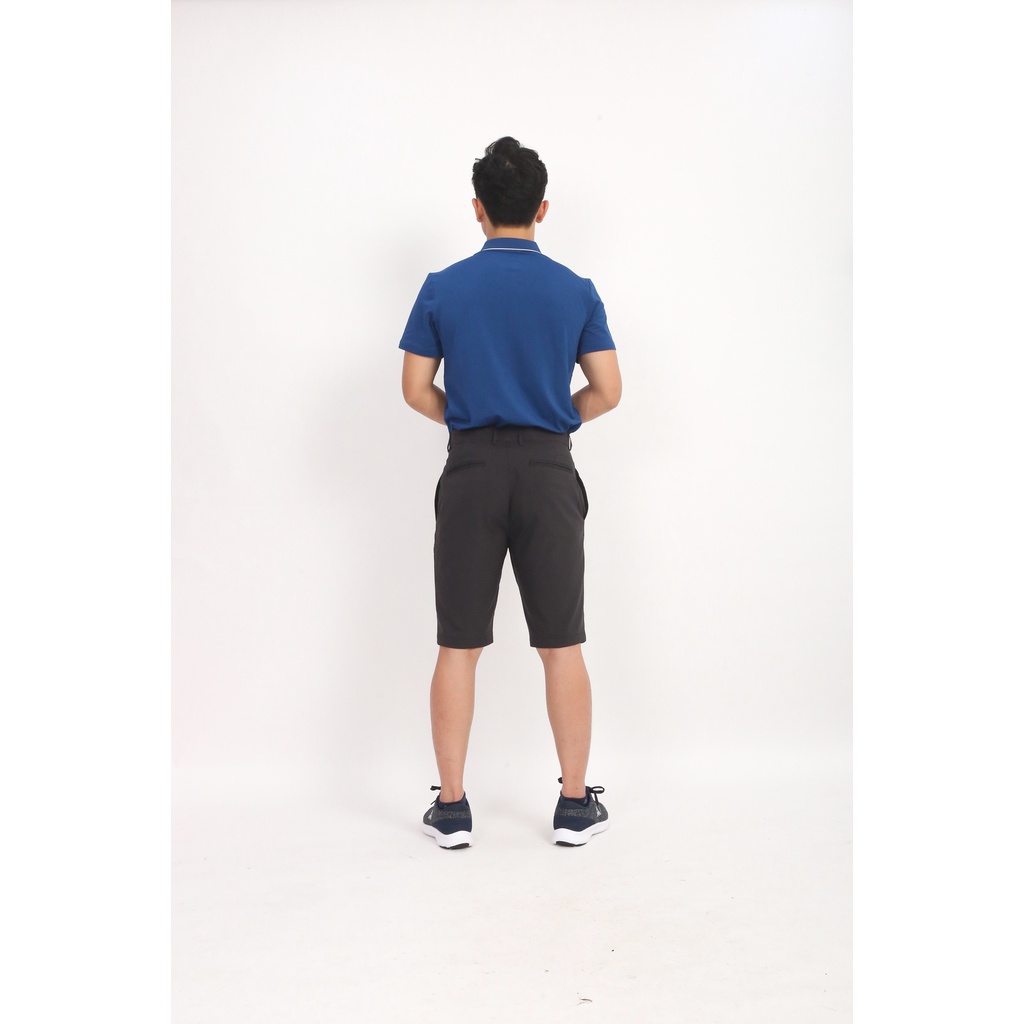 Áo Polo Nam Ngắn Tay Cổ Bo Dệt Phối Kẻ, Thoáng Mát, Nhanh Khô, Co Giãn, Không Bai Xù  AM SPORT1 PLM213