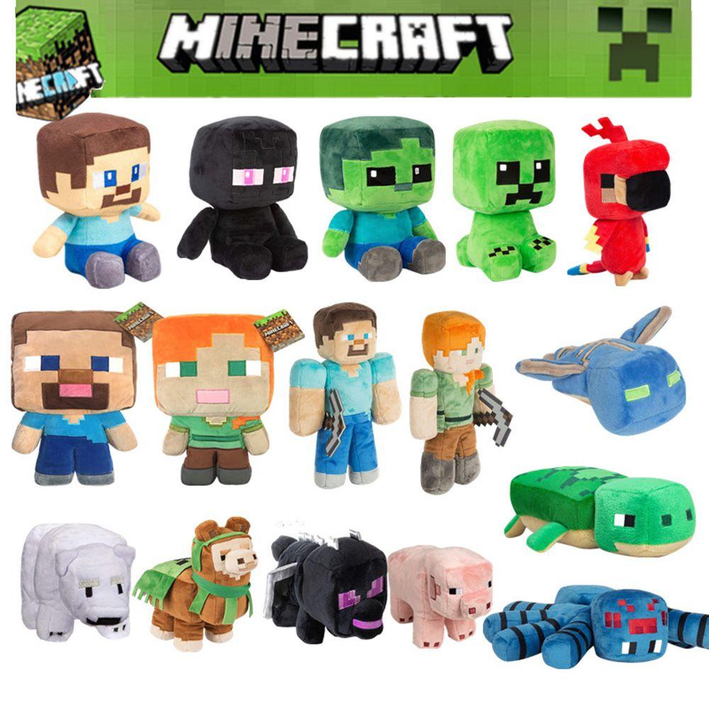 Thú Nhồi Bông Mềm Hình Minecraft Trang Trí Nhà Cửa
