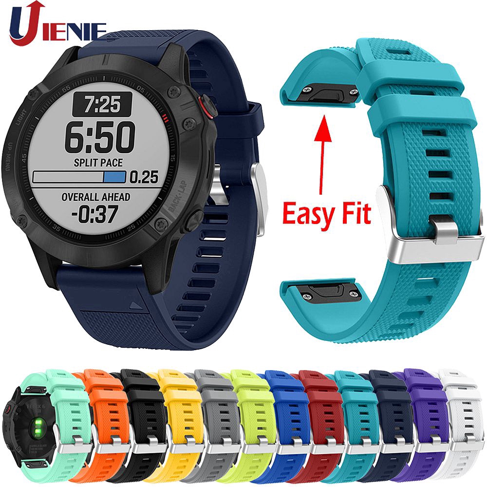 Dây silicone 22mm thay thế cho đồng hồ Garmin Fenix 6 5 5Plus/Forerunner 935 945