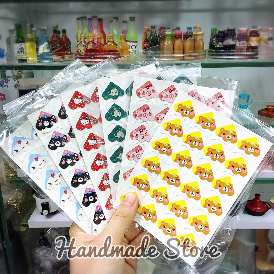 Decal dán góc mẫu thú