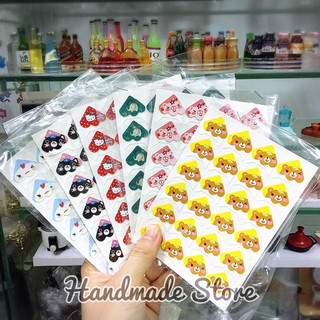 Decal dán góc mẫu thú