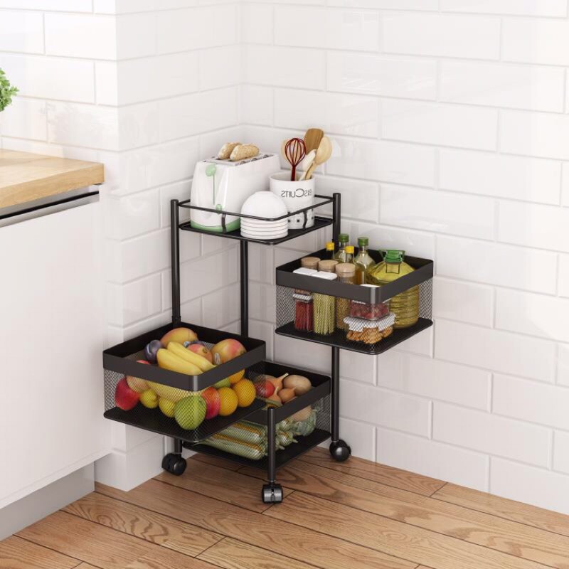 ✅Kệ xoay đa năng vuông💫để rau củ quả để thông minh💫💥 | BigBuy360 - bigbuy360.vn