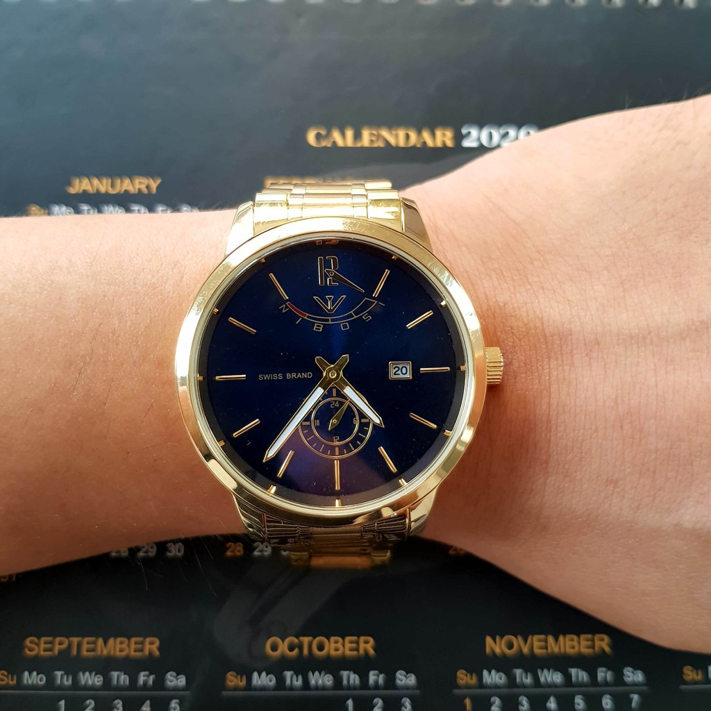 [Tặng vòng tay] Đồng hồ nam NIBOSI chính hãng NI2318.03 dây hợp kim cao cấp không gỉ