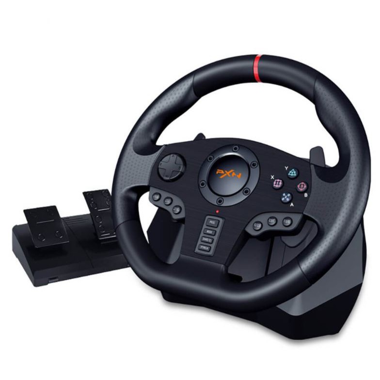 Vô lăng chơi game PXN V900 Gaming Racing Wheel – 270/900 Độ – Số Tự Động – Có Rung