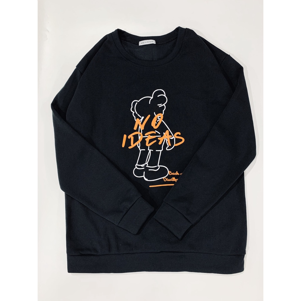 Áo nỉ sweater nữ unisex dài tay form rộng chất dày đẹp SWE03